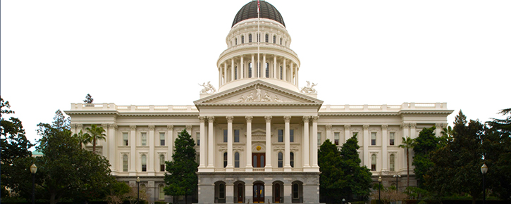 This is an image of the California State Capital building. 