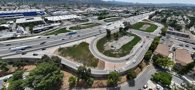 This is an image of the I-5 highway that is part of the audit. 